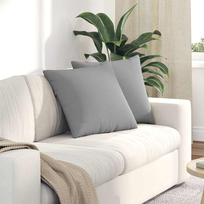 Afbeelding laden in galerijviewer, Vidaxl sofa kussens 2 pcs wolkengrijs 50 x 50 cm stof
