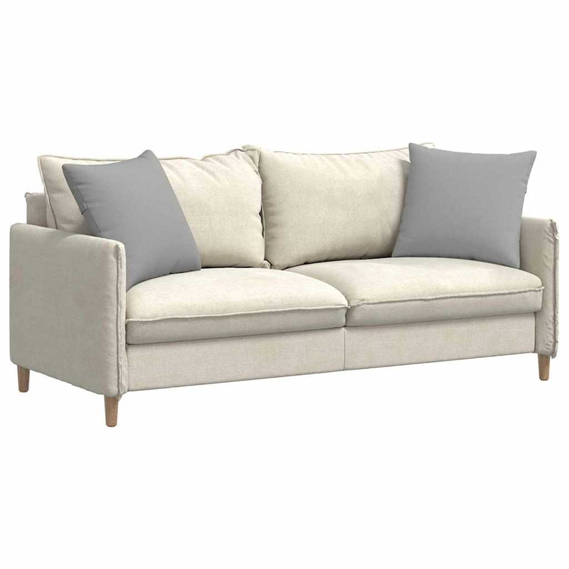 Afbeelding laden in galerijviewer, Vidaxl sofa kussens 2 pcs wolkengrijs 50 x 50 cm stof
