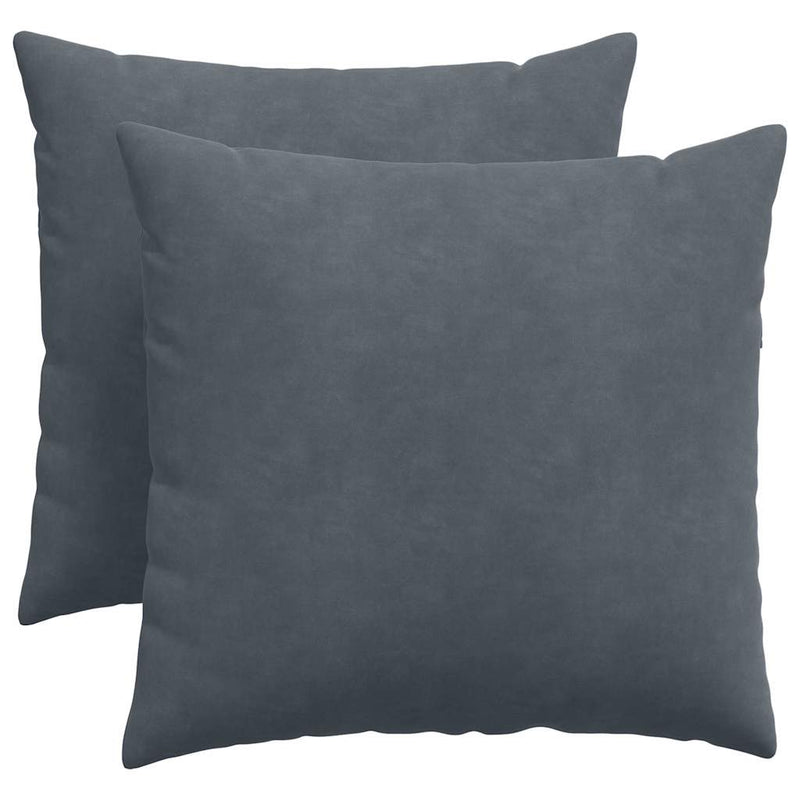 Afbeelding laden in galerijviewer, Vidaxl sofa kussens 2 stuks donkergrijs 50 x 50 cm cordstof
