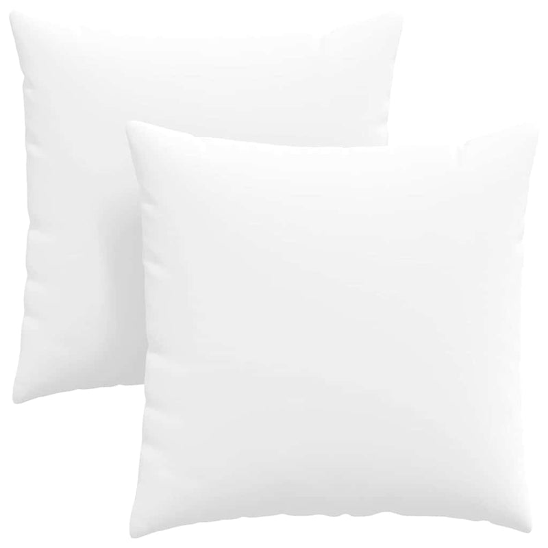 Afbeelding laden in galerijviewer, Vidaxl sofa kussens 2 pcs wit 60 x 60 cm stof
