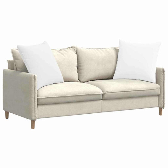 Vidaxl sofa kussens 2 pcs wit 60 x 60 cm stof