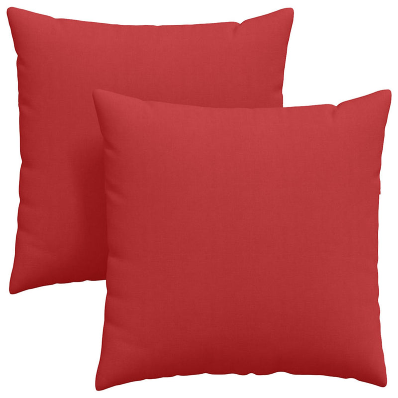 Afbeelding laden in galerijviewer, Vidaxl sofa kussens 2 pcs rood 60 x 60 cm stof
