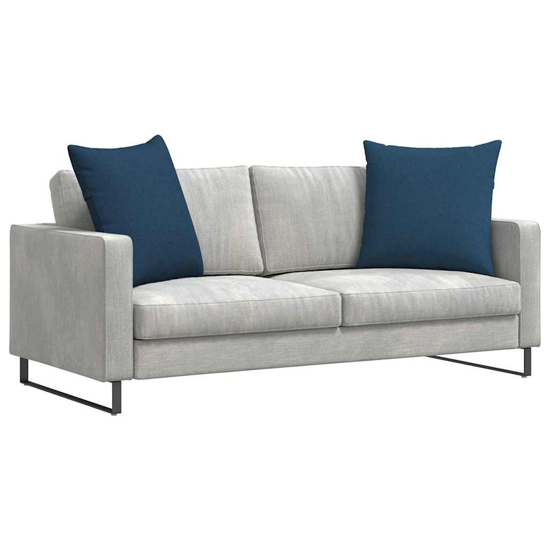 Afbeelding laden in galerijviewer, Vidaxl sofa kussens 2 pcs blauw 80 x 80 cm stof
