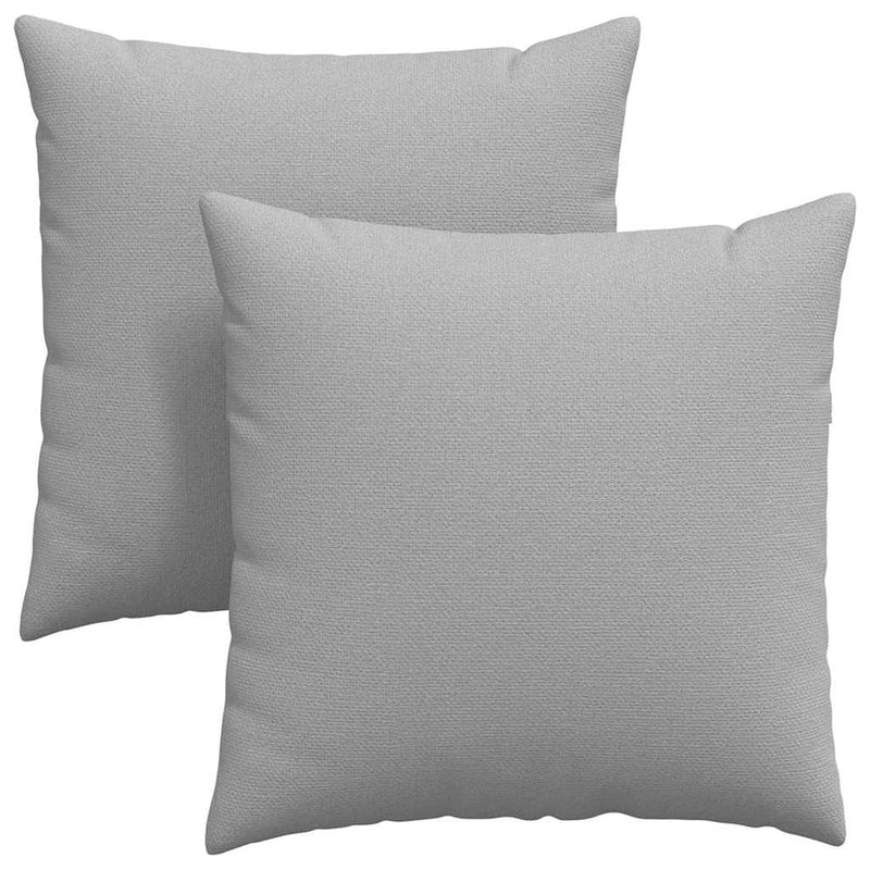 Afbeelding laden in galerijviewer, Vidaxl sofa kussens 2 pcs wolkengrijs 80 x 80 cm stof
