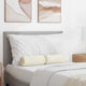 Vidaxl bolster kussens 2 stuks crème ø 15 x 40 cm cordstof