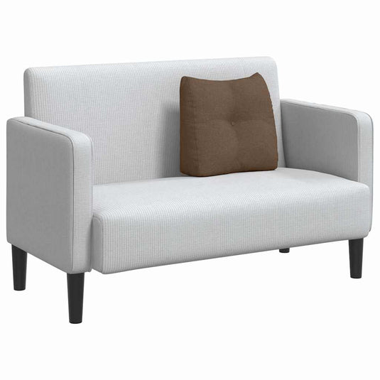 Vidaxl rugkussen bruin 45 x 24 x 50 cm stof