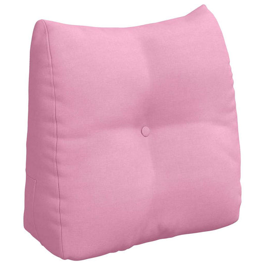 Vidaxl rugkussen roze 45 x 24 x 50 cm stof