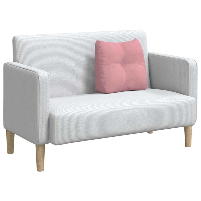 Afbeelding laden in galerijviewer, Vidaxl rugkussen roze 45 x 24 x 50 cm fluweel
