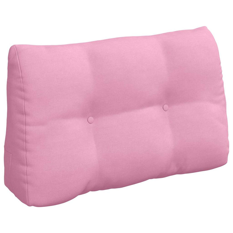 Afbeelding laden in galerijviewer, Vidaxl rugkussen roze 80 x 24 x 50 cm stof
