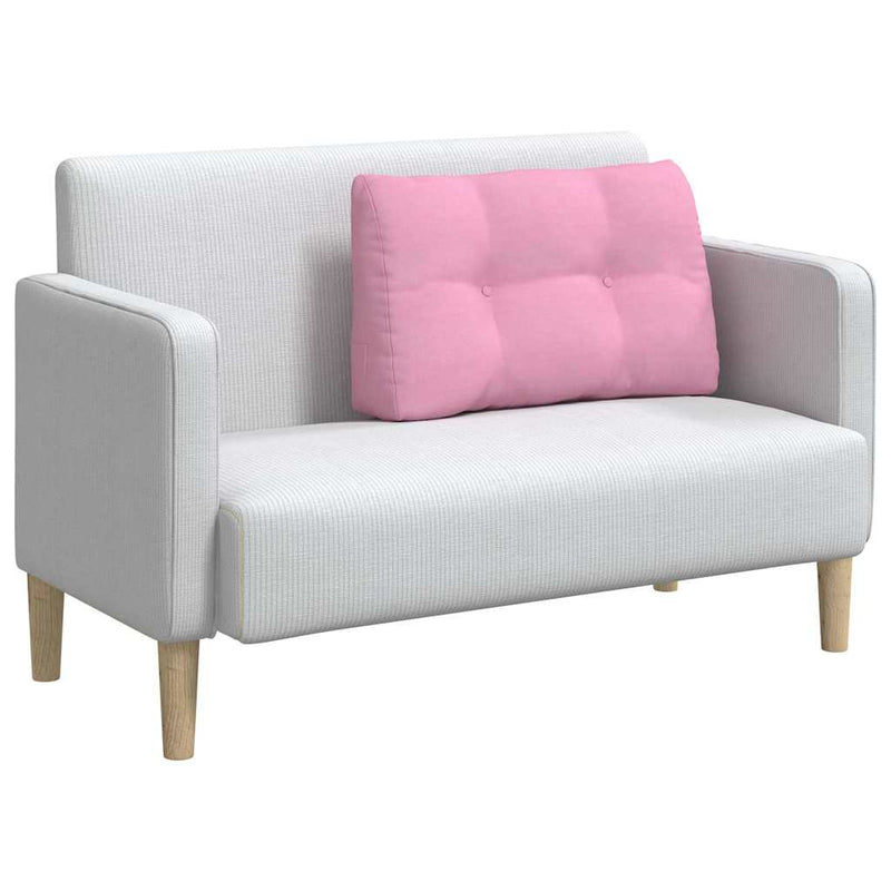 Afbeelding laden in galerijviewer, Vidaxl rugkussen roze 80 x 24 x 50 cm stof

