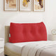 Vidaxl rugkussen rood 100 x 24 x 50 cm stof