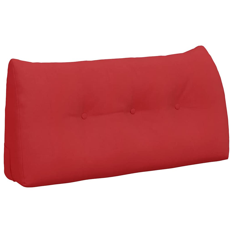 Afbeelding laden in galerijviewer, Vidaxl rugkussen rood 100 x 24 x 50 cm stof
