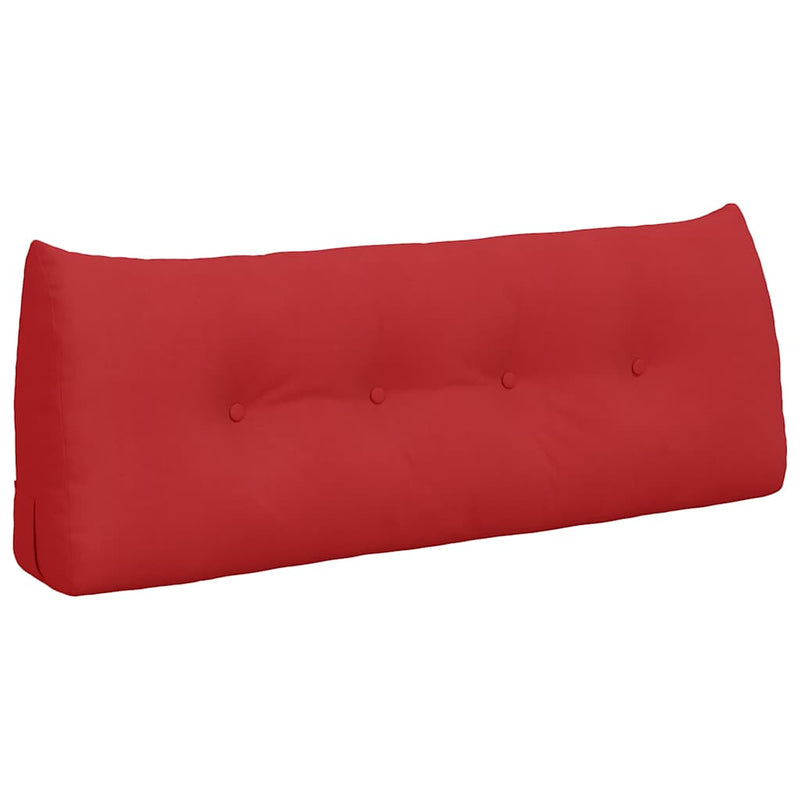 Afbeelding laden in galerijviewer, Vidaxl rugkussen rood 120 x 24 x 50 cm stof
