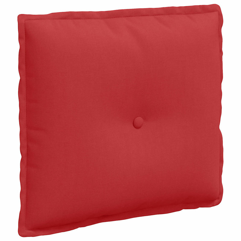 Afbeelding laden in galerijviewer, Vidaxl rugkussen rood 50 x 19 x 45 cm stof
