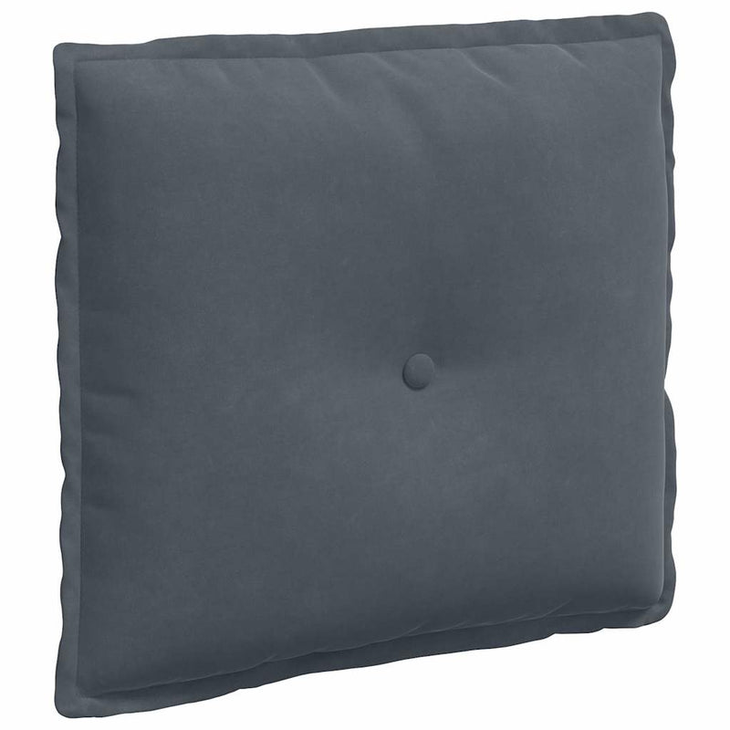Afbeelding laden in galerijviewer, Vidaxl rugkussen donkergrijs 50 x 45 cm cordstof
