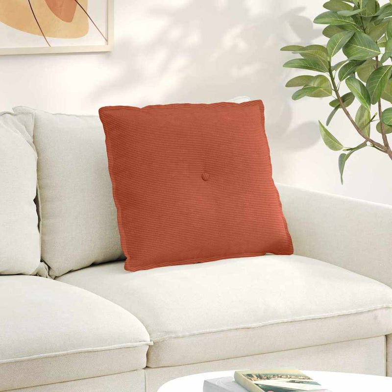 Afbeelding laden in galerijviewer, Vidaxl rugkussen rood-oranje 60 x 50 x 19 cm katoen stof
