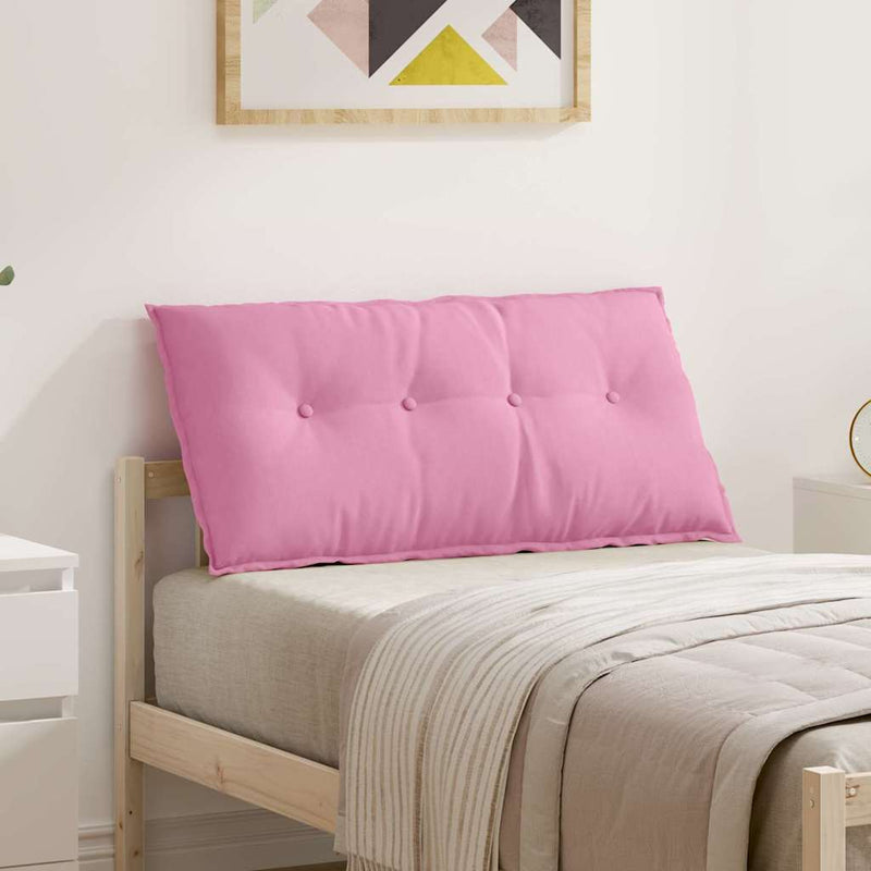 Afbeelding laden in galerijviewer, Vidaxl rugkussen roze 100 x 19 x 50 cm stof
