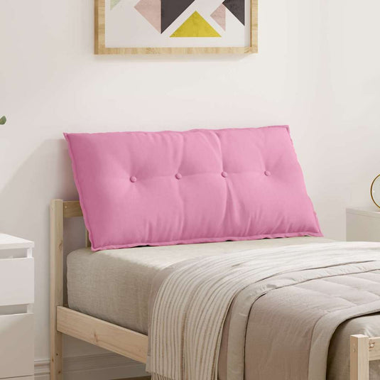 Vidaxl rugkussen roze 100 x 19 x 50 cm stof