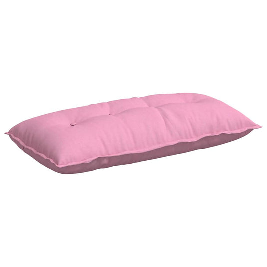 Vidaxl rugkussen roze 100 x 19 x 50 cm stof