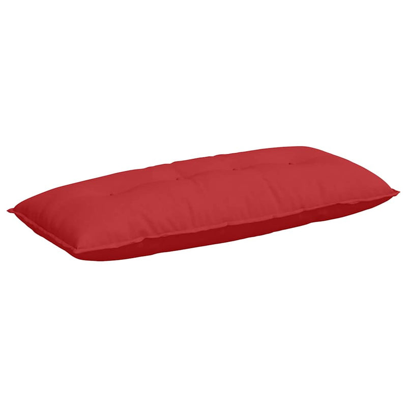 Afbeelding laden in galerijviewer, Vidaxl rugkussen rood 120 x 19 x 50 cm stof
