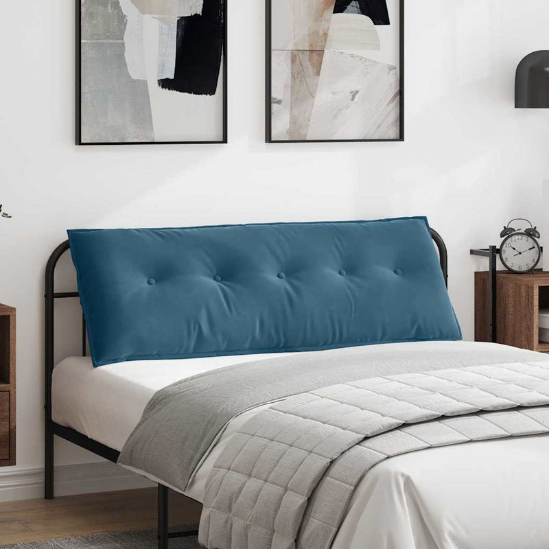 Afbeelding laden in galerijviewer, Vidaxl rugkussen blauw 140 x 50 cm cordstof
