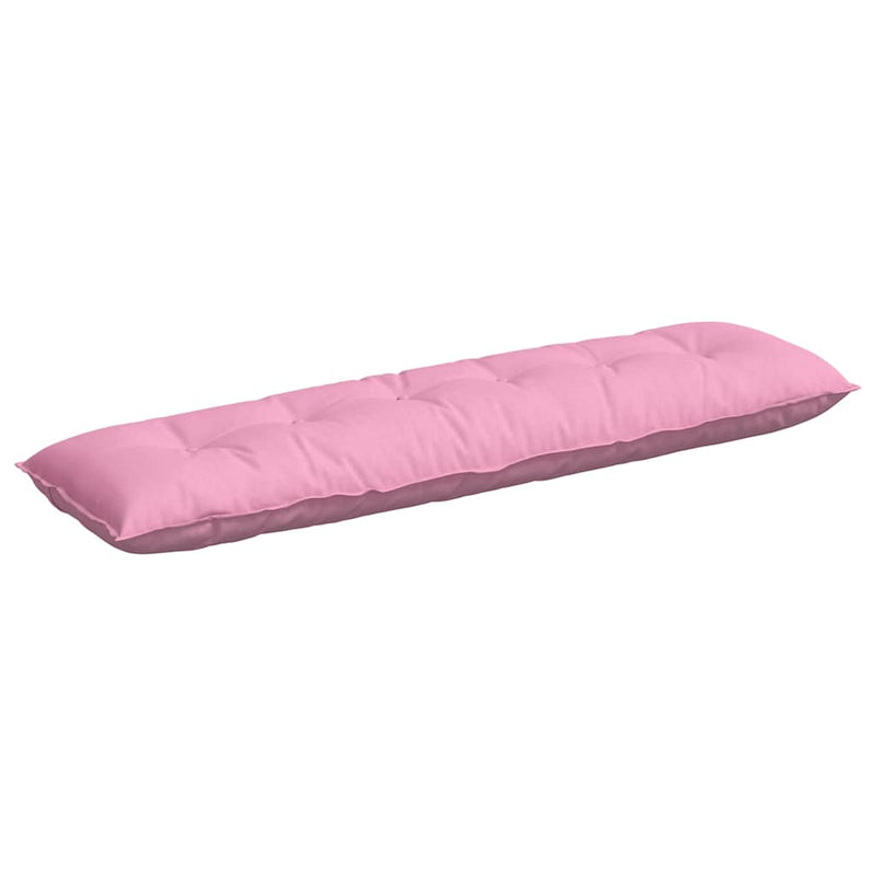 Afbeelding laden in galerijviewer, Vidaxl rugkussen roze 180 x 19 x 50 cm stof
