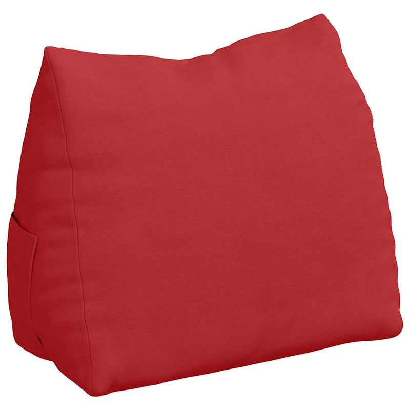 Afbeelding laden in galerijviewer, Vidaxl rugkussen rood 45 x 20 x 35 cm stof
