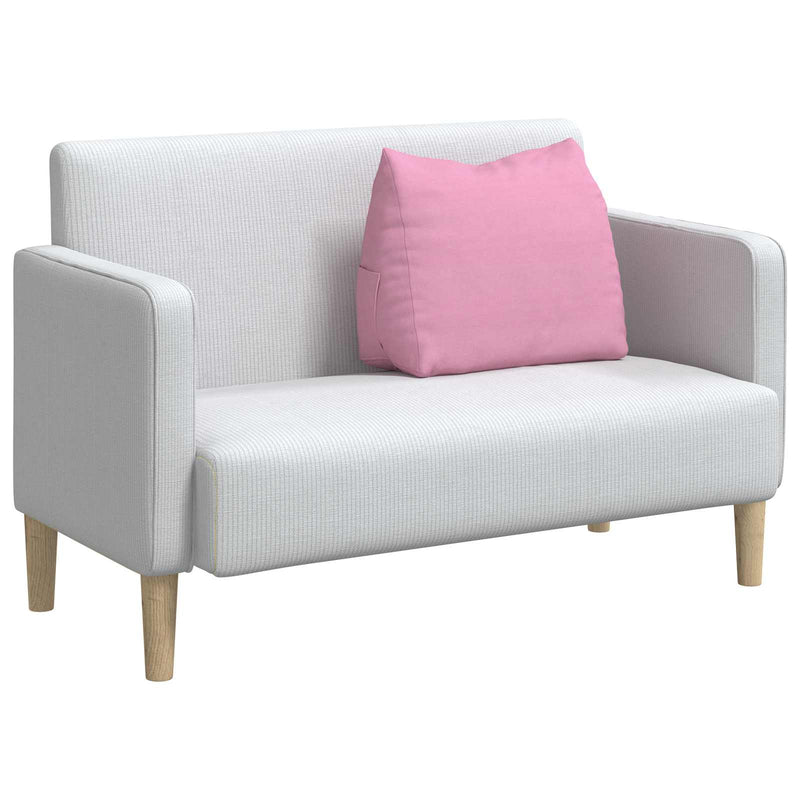 Afbeelding laden in galerijviewer, Vidaxl rugkussen roze 60 x 20 x 50 cm stof
