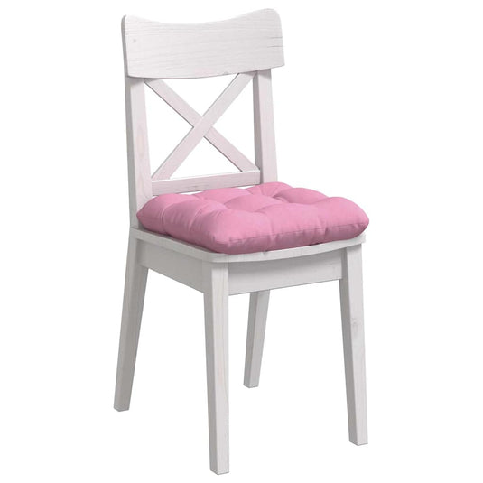 Vidaxl zitkussens 4 st stof roze 40 x 40 x 12 cm