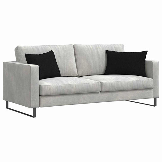 Vidaxl sofa kussens 2 pcs zwart 60 x 40 cm stof