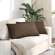 Vidaxl sofa kussens 2 pcs bruin 80 x 40 cm stof