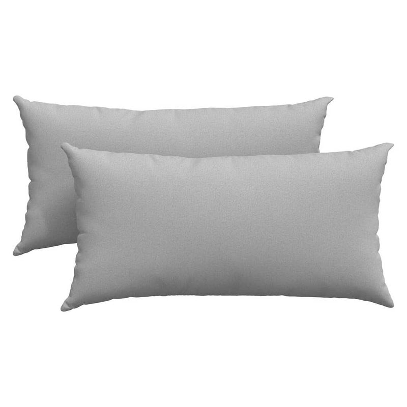 Afbeelding laden in galerijviewer, Vidaxl sofa kussens 2 pcs wolkengrijs 80 x 40 cm stof
