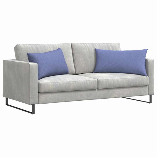 Vidaxl sofa kussens 2 pcs jeans blauw 80 x 40 cm stof