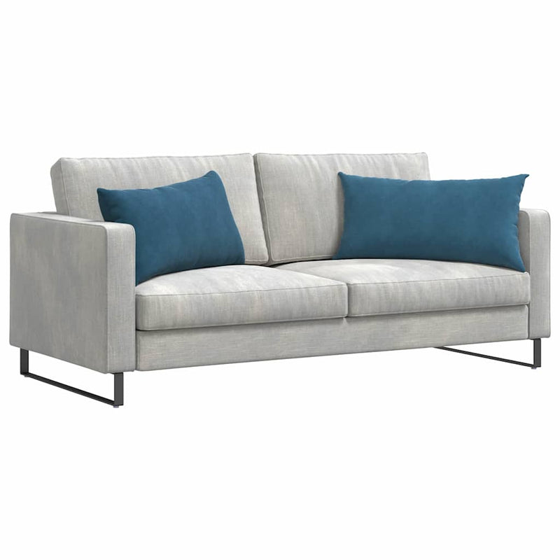 Afbeelding laden in galerijviewer, Vidaxl sofa kussens 2 stuks blauw 80 x 40 cm cordstof
