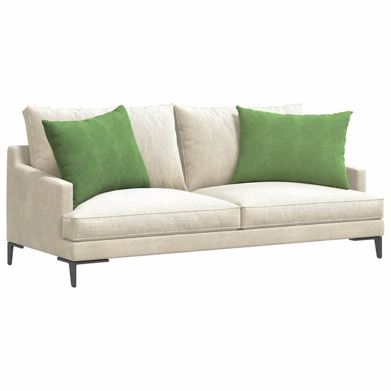 Afbeelding laden in galerijviewer, Vidaxl sofa kussens 2 stuks lichtgroen 70 x 50 cm cordstof
