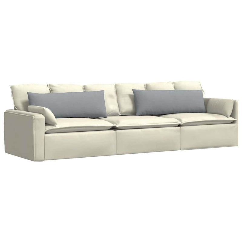 Afbeelding laden in galerijviewer, Vidaxl sofa kussens 2 st stof lichtgrijs 120 x 40 cm
