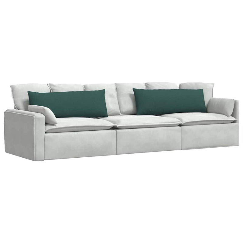 Afbeelding laden in galerijviewer, Vidaxl sofa kussens 2 pcs donkergroen 120 x 40 cm stof
