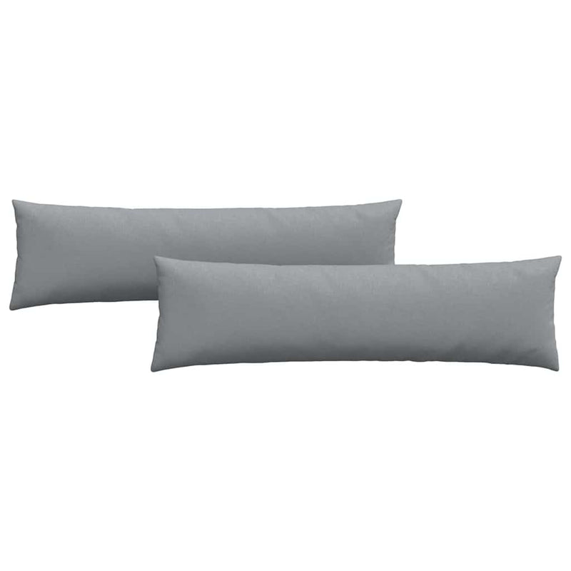 Afbeelding laden in galerijviewer, Vidaxl sofa kussens 2 pcs lichtgrijs 145 x 40 cm stof
