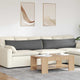 Vidaxl sofa kussens 2 pcs donkergrijs 145 x 40 cm stof