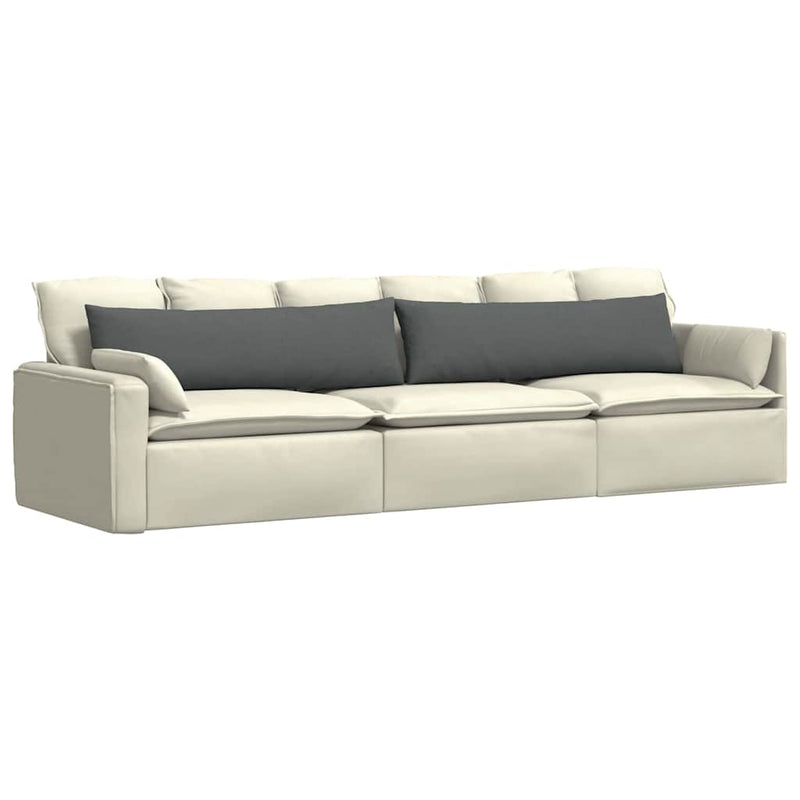 Afbeelding laden in galerijviewer, Vidaxl sofa kussens 2 pcs donkergrijs 145 x 40 cm stof
