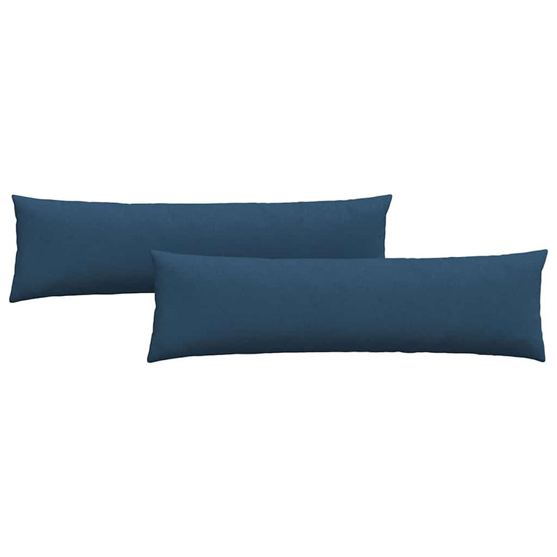Afbeelding laden in galerijviewer, Vidaxl sofa kussens 2 stuks blauw 145 x 40 cm stof
