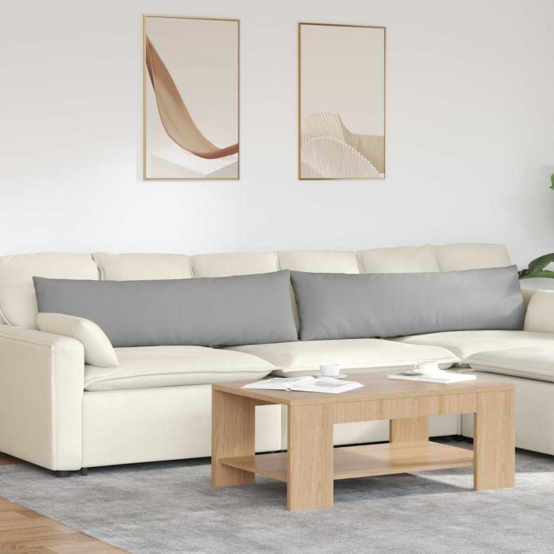 Afbeelding laden in galerijviewer, Vidaxl sofa kussens 2 pcs wolkengrijs 145 x 40 cm stof
