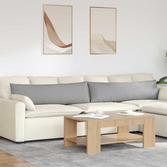 Vidaxl sofa kussens 2 pcs wolkengrijs 145 x 40 cm stof