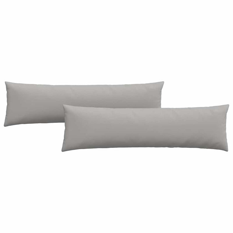 Afbeelding laden in galerijviewer, Vidaxl sofa kussens 2 pcs wolkengrijs 145 x 40 cm stof
