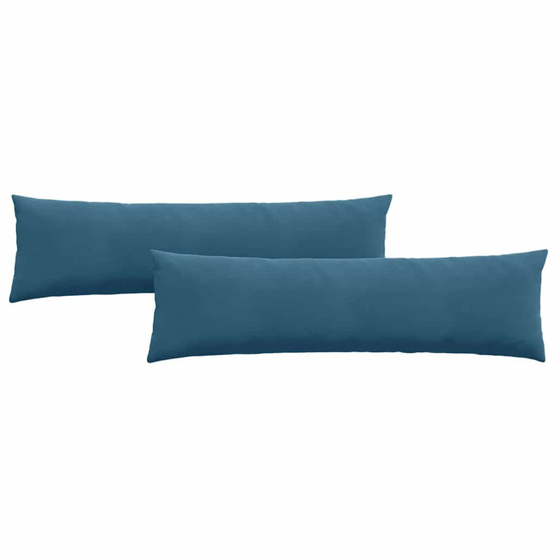 Afbeelding laden in galerijviewer, Vidaxl sofa kussens 2 stuks blauw 145 x 40 cm cordstof
