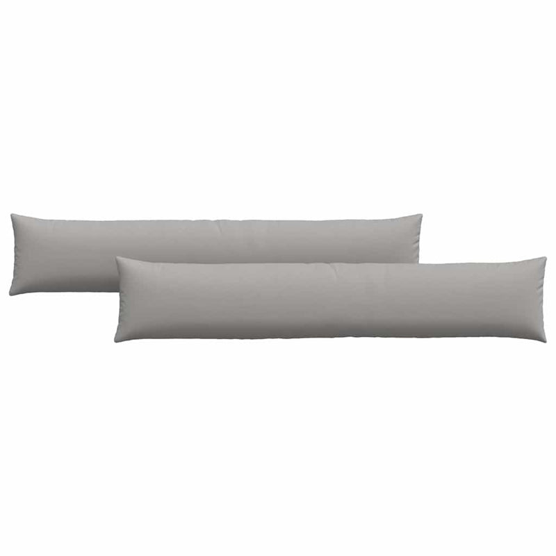 Afbeelding laden in galerijviewer, Vidaxl sofa kussens 2 pcs wolkengrijs 200 x 40 cm stof
