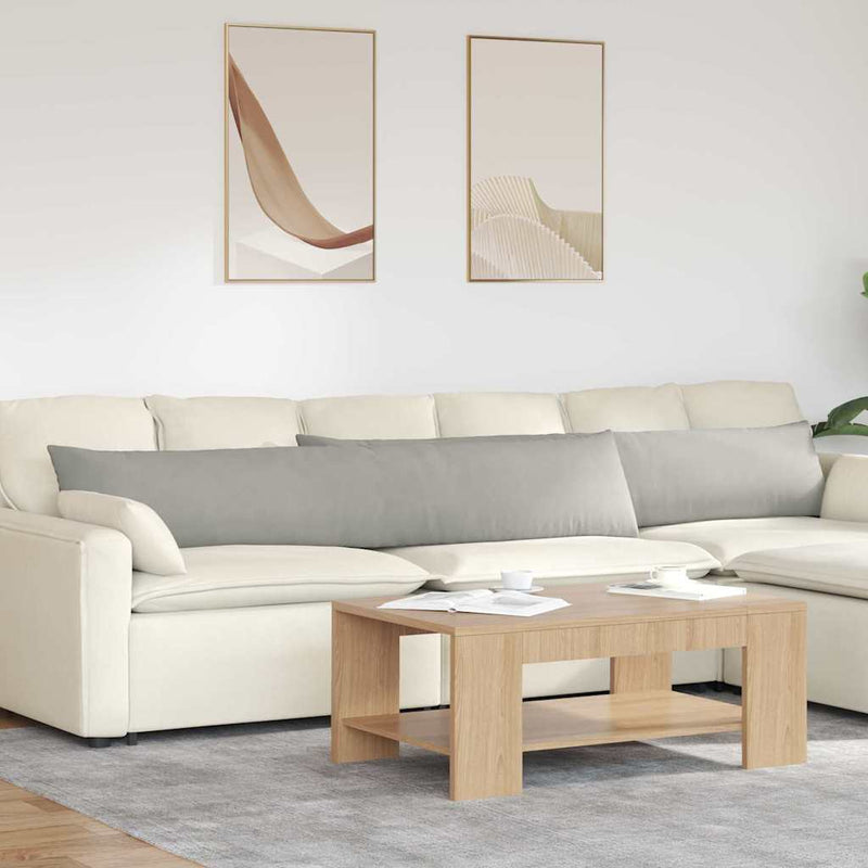 Afbeelding laden in galerijviewer, Vidaxl sofa kussens 2 stuks lichtgrijs 200 x 40 cm stof
