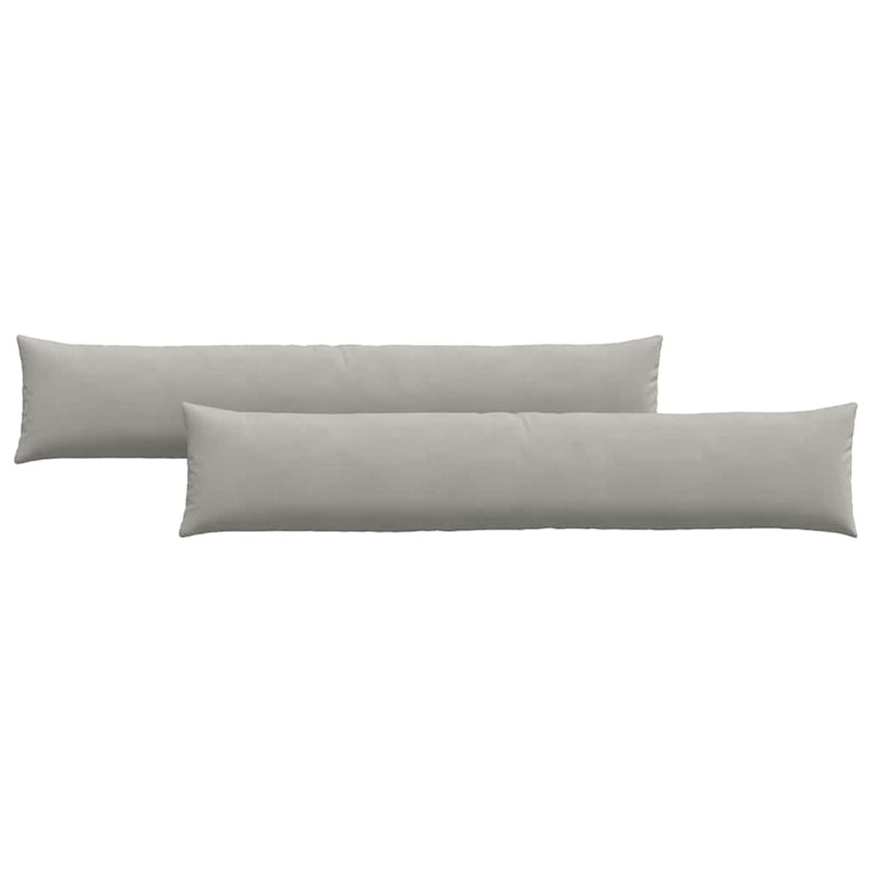 Afbeelding laden in galerijviewer, Vidaxl sofa kussens 2 stuks lichtgrijs 200 x 40 cm stof
