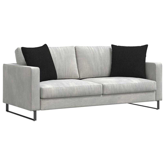 Vidaxl sofa kussens 2 pcs zwart 50 x 50 cm stof