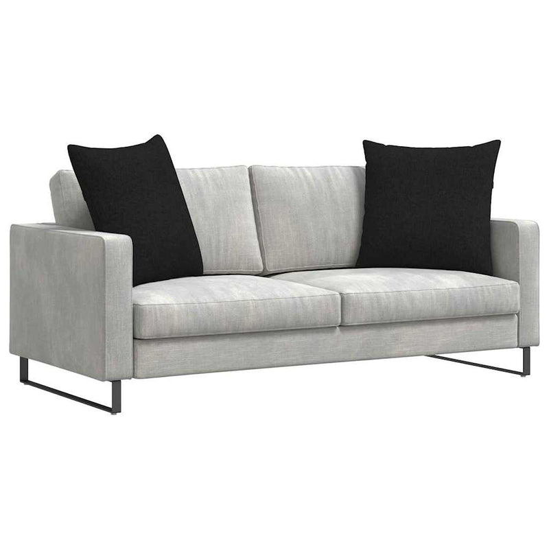 Afbeelding laden in galerijviewer, Vidaxl sofa kussens 2 pcs zwart 60 x 60 cm stof
